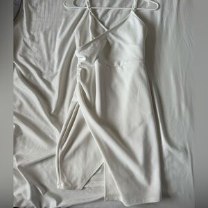 Forever 21 Cream Sleeveless Dress